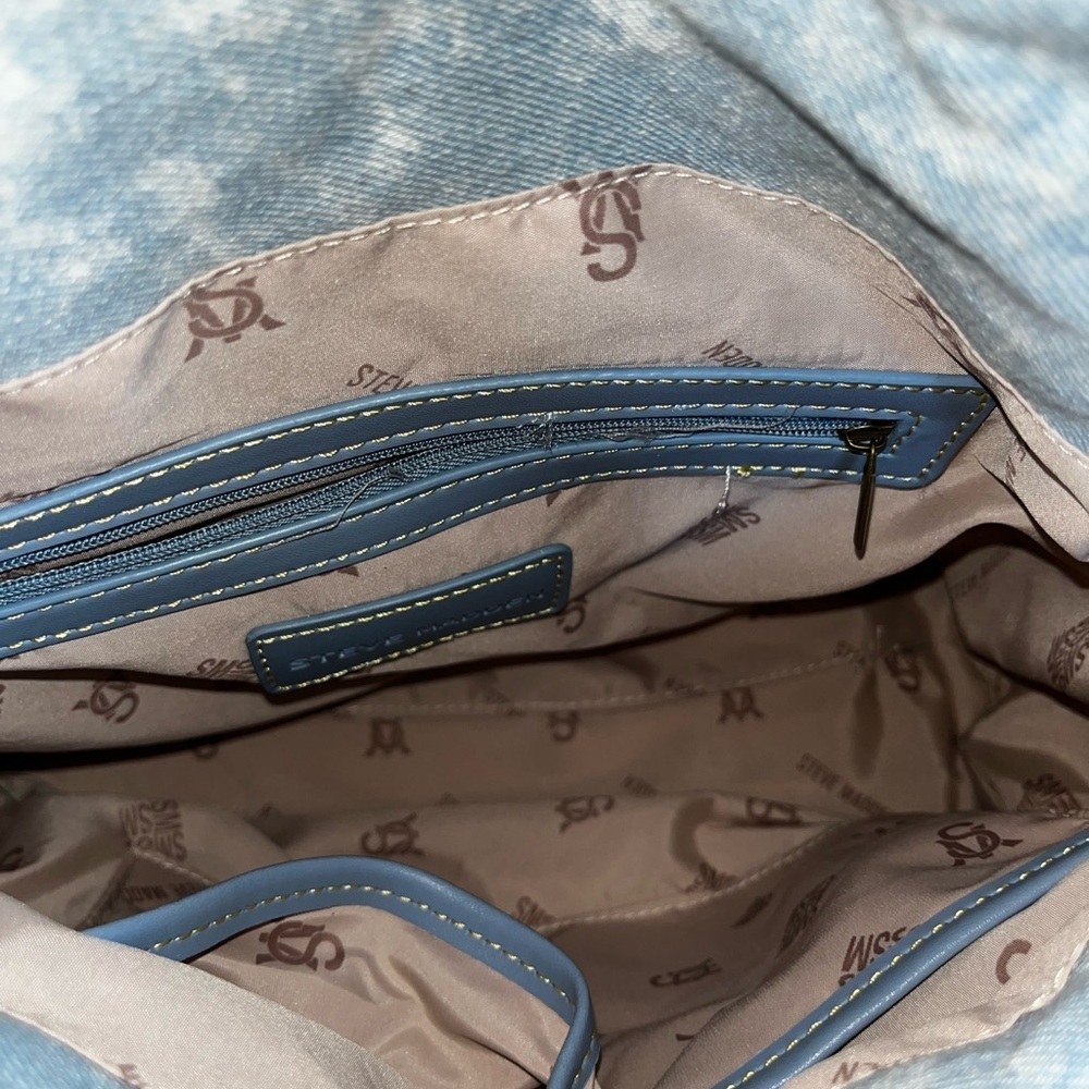 Steve Madden Denim Shoulder Bag - Picture 5 of 8